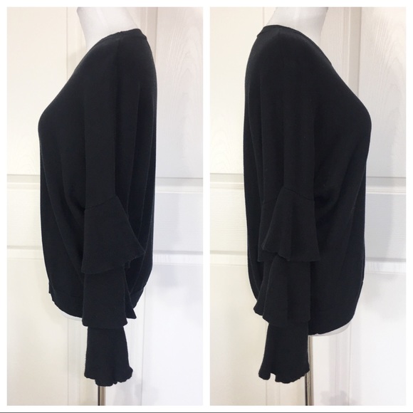 John & Jenn Tiered Ruffle-Sleeve Sweater - Picture 3 of 6